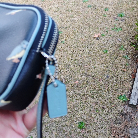 Coach Party Owl w/ Martini  double zip crossbody bag No Callouts free shipping - Picture 10 of 12